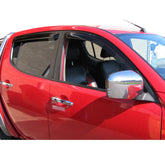Mitsubishi L200 2006-2015 Double Cab Quad Stx Wind Deflectors - External Fit - D008